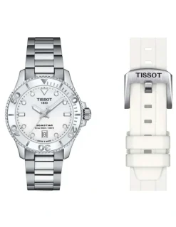 Tissot Seastar 1000 36mm T1202101101100 Watch in White