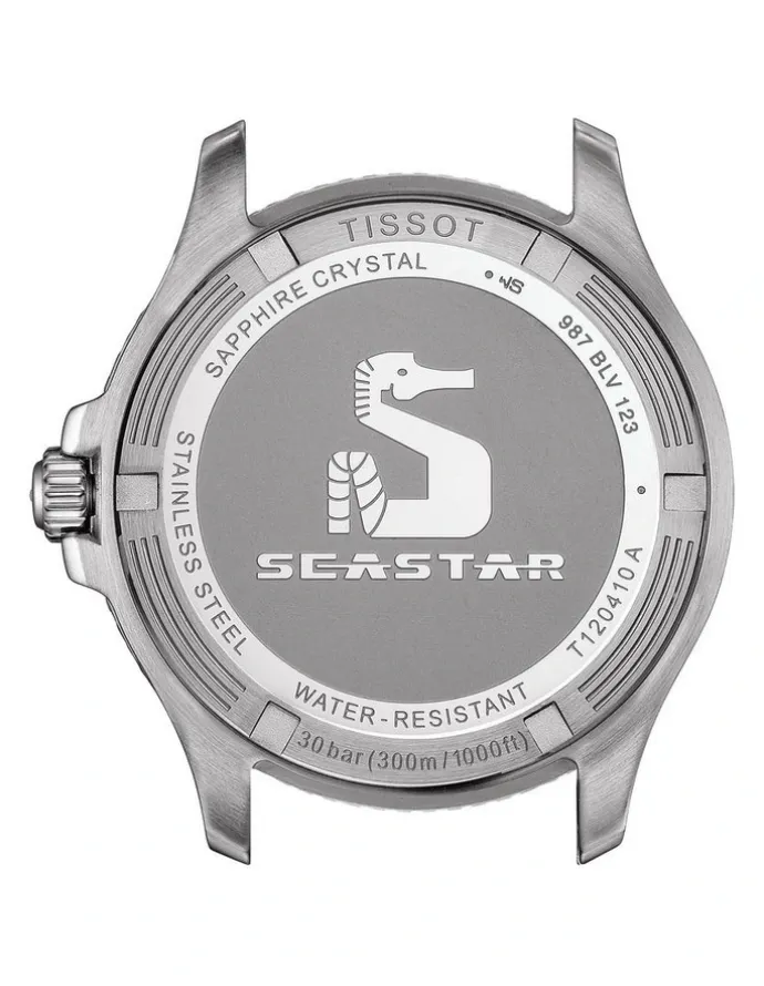 Tissot Seastar 1000 40mm T1204102205100 Watch in Black/Yellow Gold