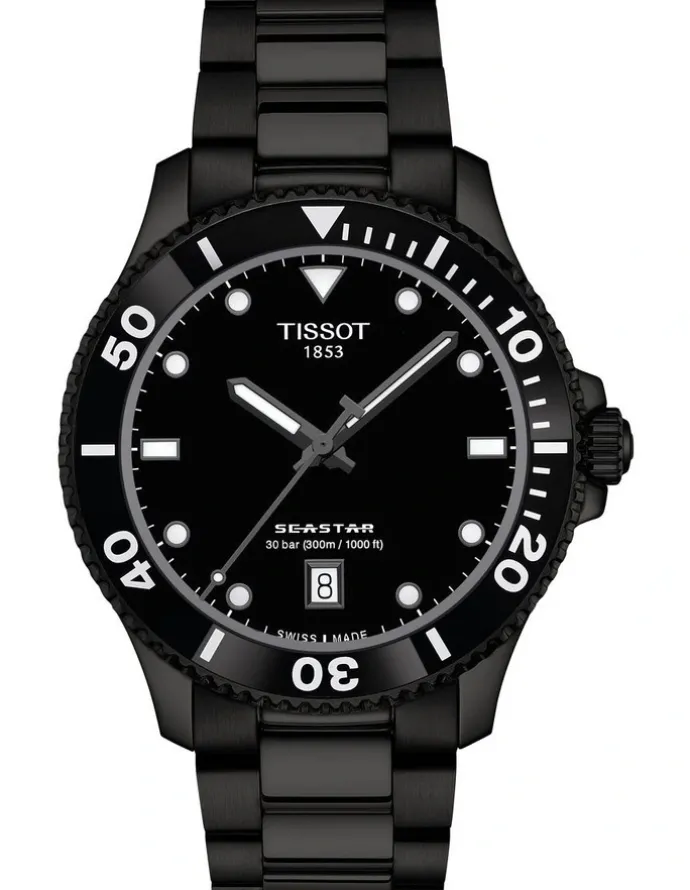 Tissot Seastar 1000 40mm T1204103305100 Watch in Black