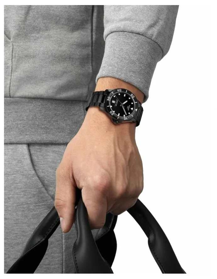 Tissot Seastar 1000 40mm T1204103305100 Watch in Black