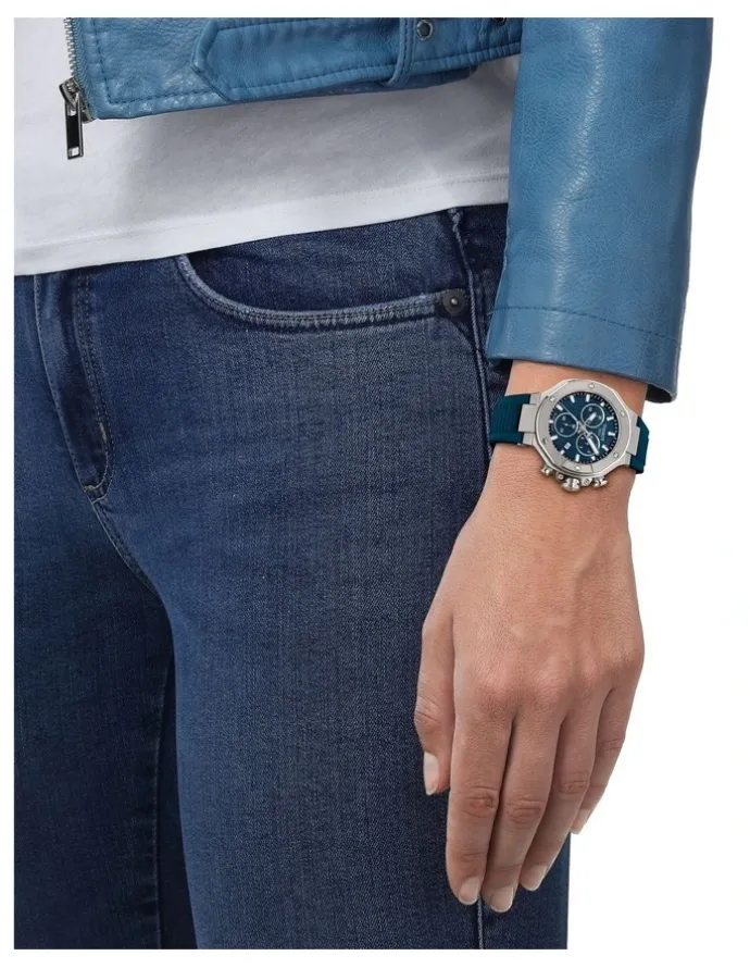 Tissot T-Race Chronogprah 38mm Watch T1418171704100 in Blue