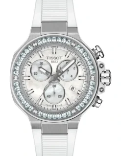 Tissot T-Race Chronogprah T1418179711100 38mm Watch in White