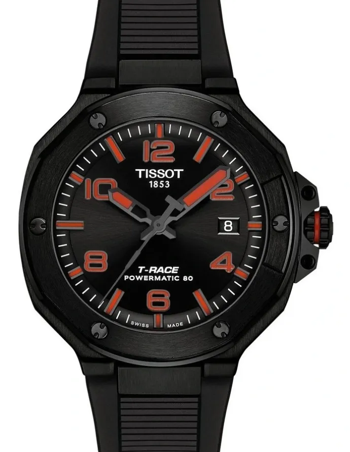 Tissot T-Race Powermatic 80 T1418073705700 Watch in Black