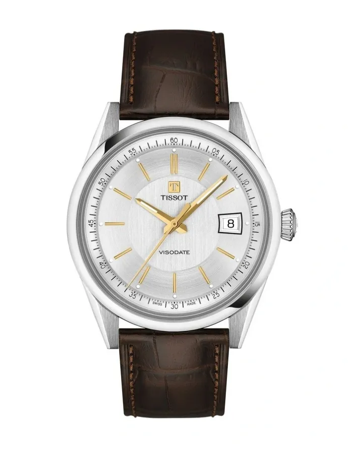 Tissot Visodate Watch T1574071603100 39mm in Silver