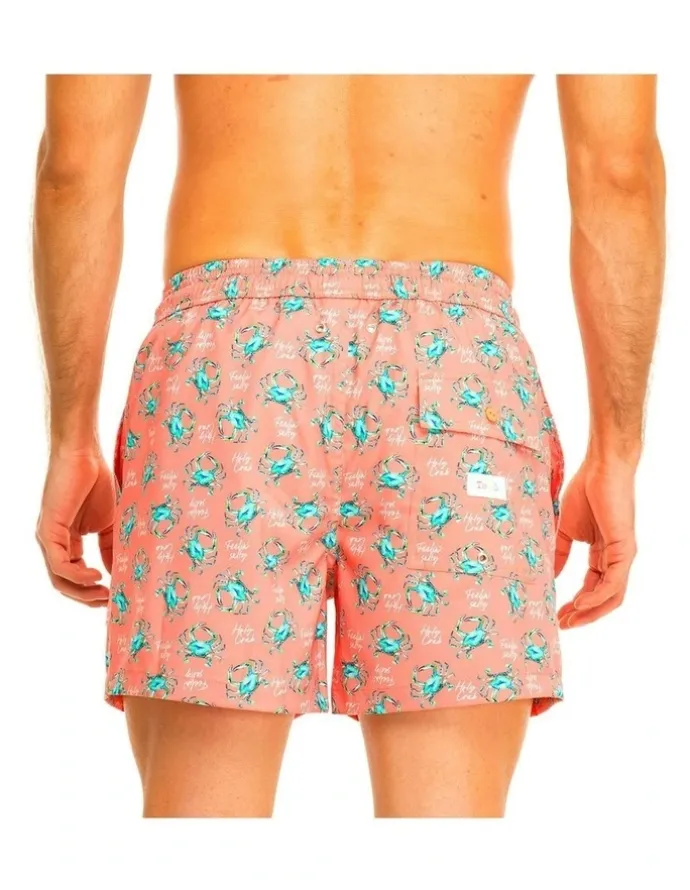 Tolu Crabs Swim Shorts in Orange