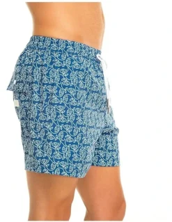 Tolu Dark Essential Fishes Swim Shorts in Blue