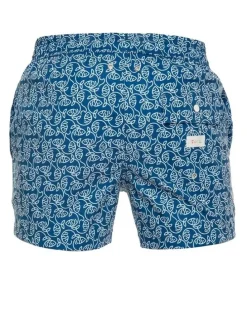 Tolu Dark Essential Fishes Swim Shorts in Blue