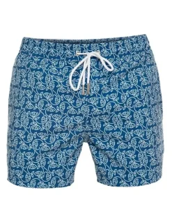 Tolu Dark Essential Fishes Swim Shorts in Blue
