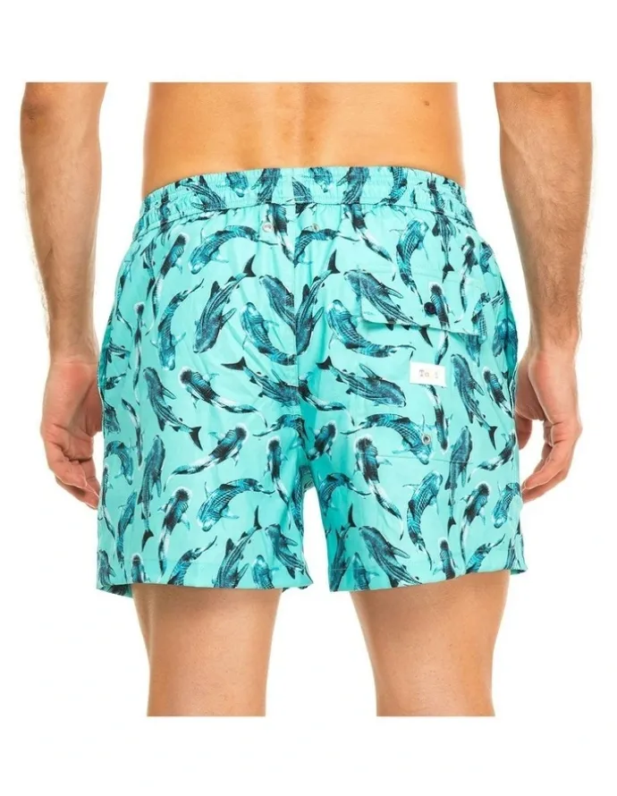 Tolu Whale Sharks Swim Shorts in Blue