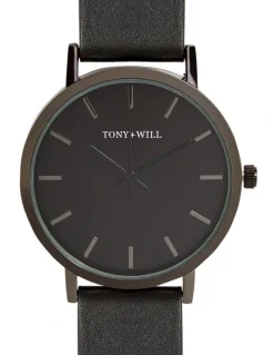 Tony+Will Classic Watch in Black