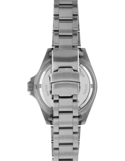 Tony+Will Diver Watch in Silver