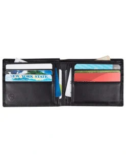 Travelon RFID Blocking Billfold Leather Wallet in Black