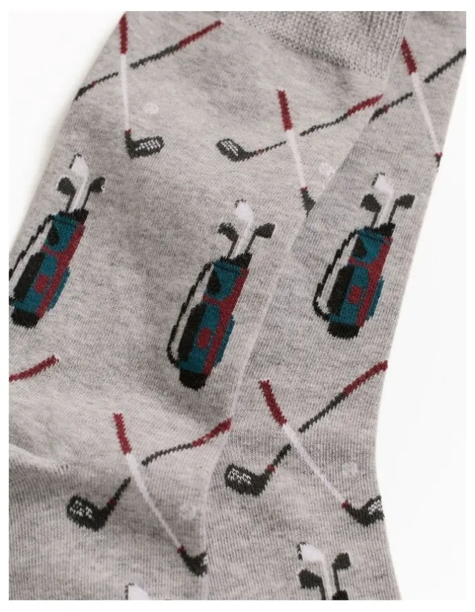 Trenery Golf Caddy Sock in Grey Marle