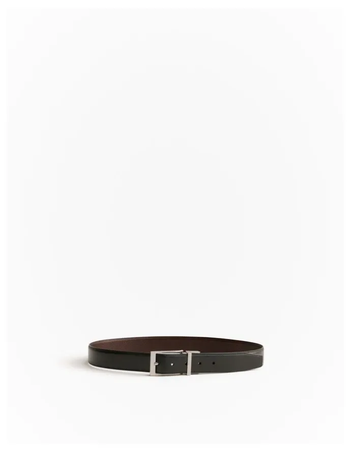 Trenery Ballard Reversible Belt in Chocolate
