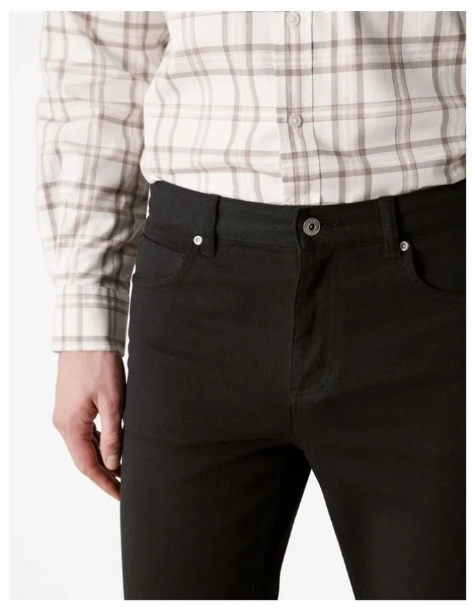 Trenery Organically Grown Cotton Modern Slim Jeans in Black