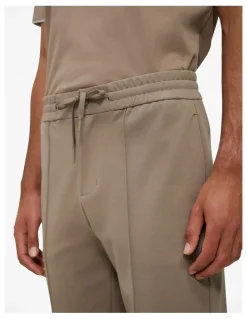 Trenery Ponte Straight Leg Pant in Dark Taupe