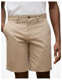Trenery Stretch Cotton Chino Short in Desert