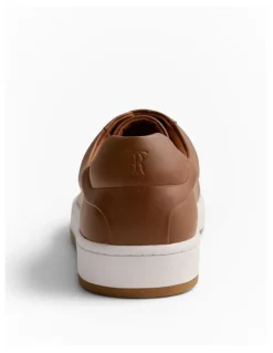 Trenery Woodhead Leather Sneaker in Chestnut