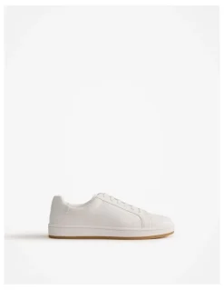 Trenery Woodhead Leather Sneaker in White