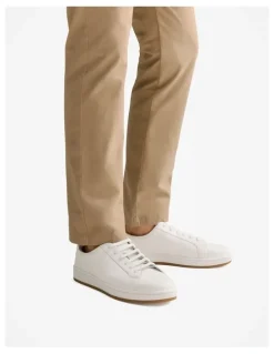 Trenery Woodhead Leather Sneaker in White