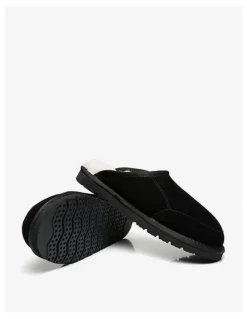 UGG Australian Shepherd Bred Cow Suede Slipper in Black