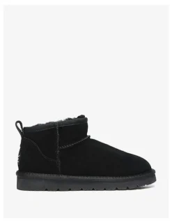 UGG Australian Shepherd Julia Cow Suede Boots in Black
