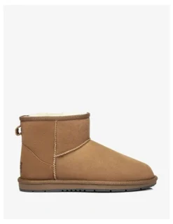 UGG Australian Shepherd Mini Classic Suede in Chestnut