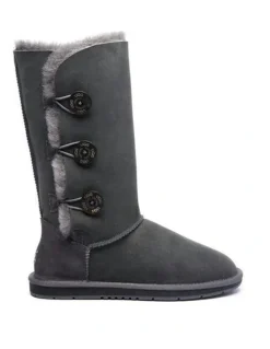 UGG Australian Shepherd Tall Button Boots in Grey