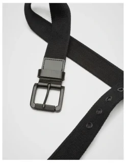 Unison Arison Webbing Belt in Black