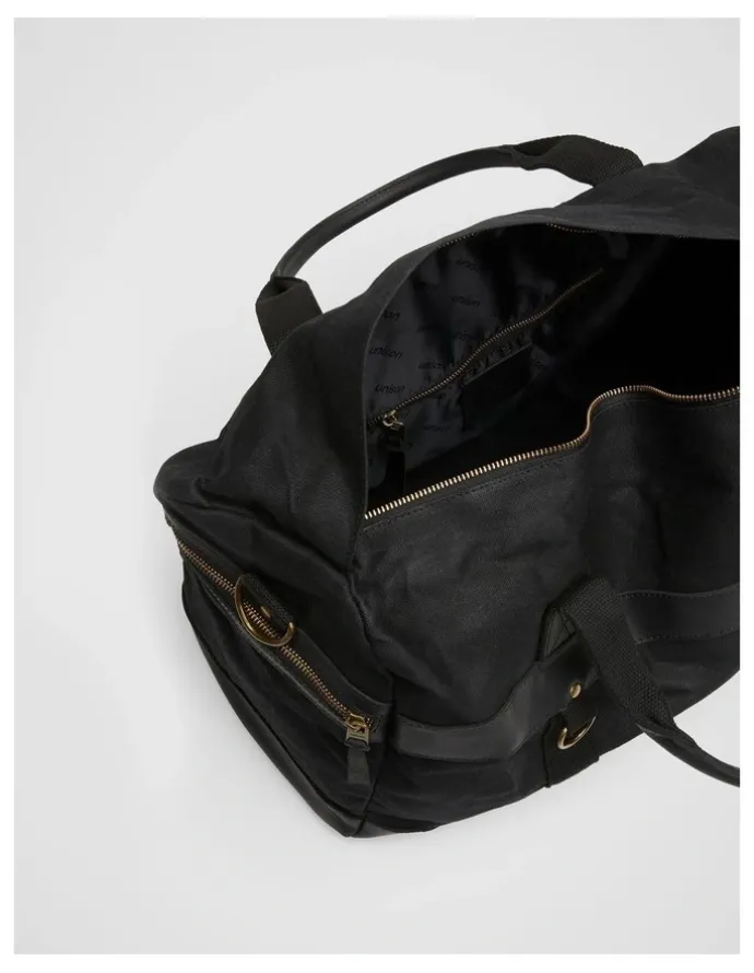 Unison Leo Weekender Bag in Black
