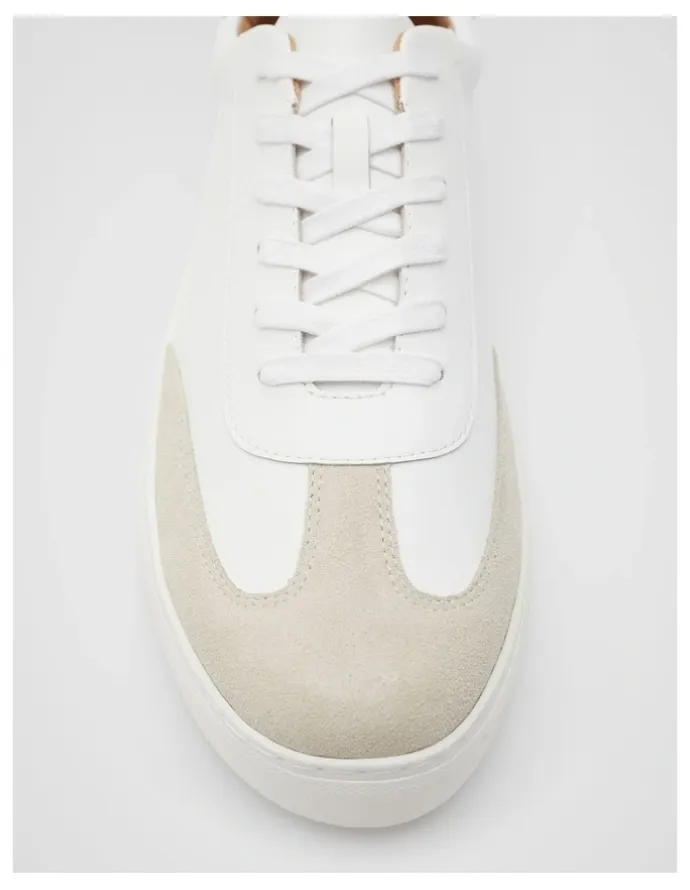 Unison Stockholm Leather Sneaker in White