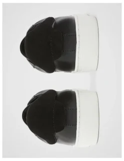 Unison Stockholm Leather Sneaker in Black