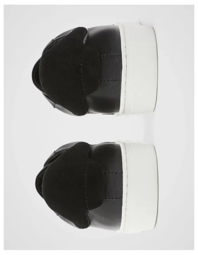 Unison Stockholm Leather Sneaker in Black