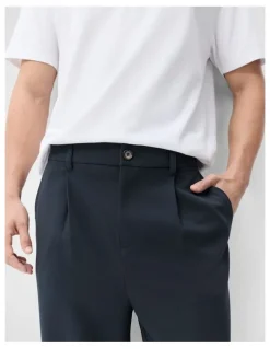 Unison Cayman Pleat Front Pant in Blue