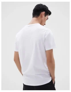 Unison Classic Crew Neck T Shirt in White