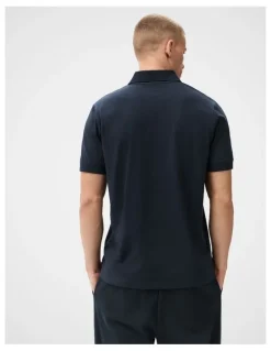 Unison Classic Jersey Polo in Navy