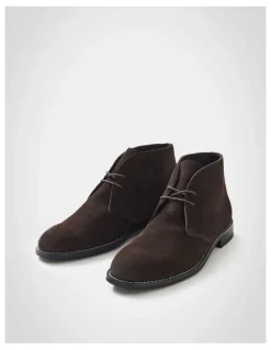 Unison Dane Suede Boot in Brown