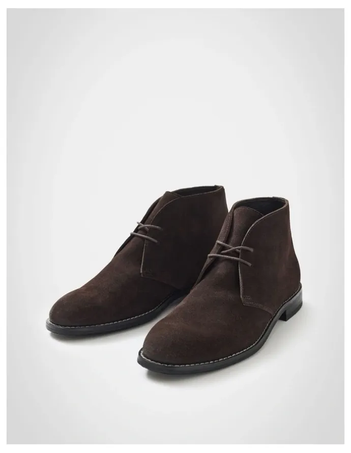 Unison Dane Suede Boot in Brown