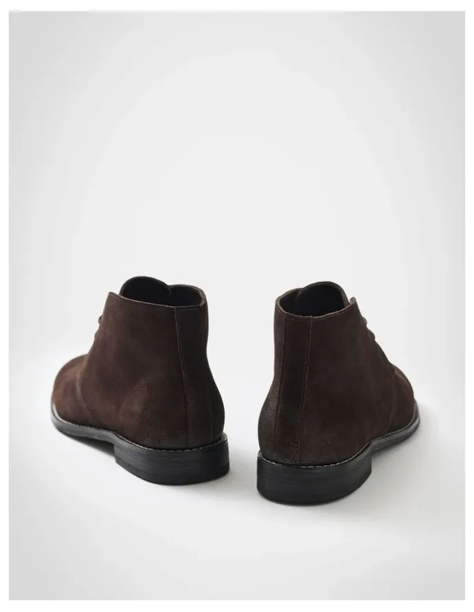 Unison Dane Suede Boot in Brown