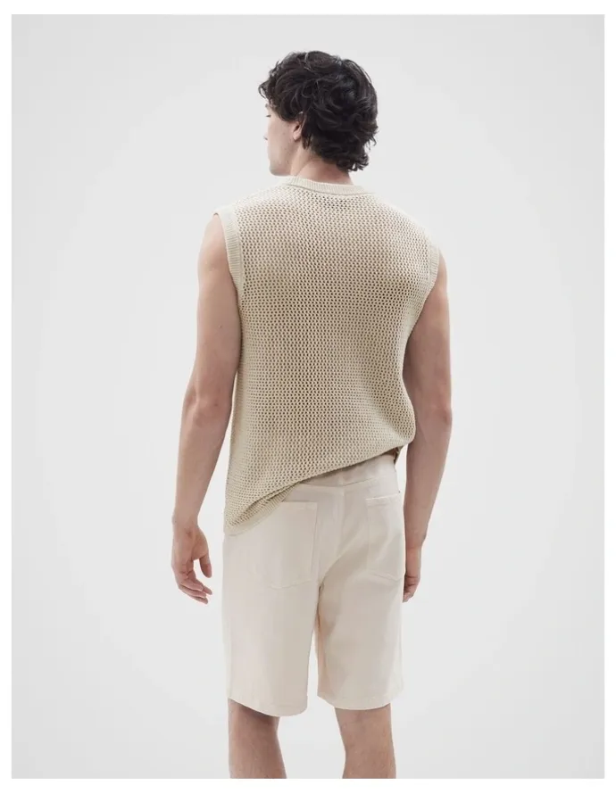 Unison Net Stitch Tank in Sand