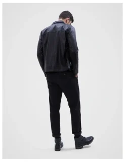 Unison Regular Chino Pant in Black