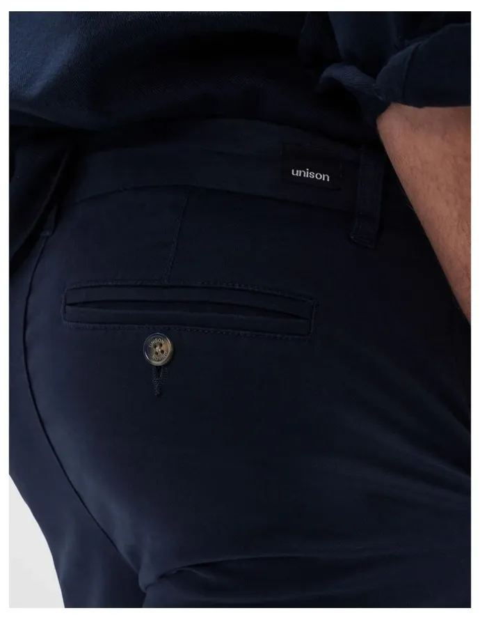 Unison Regular Chino Pant in Navy