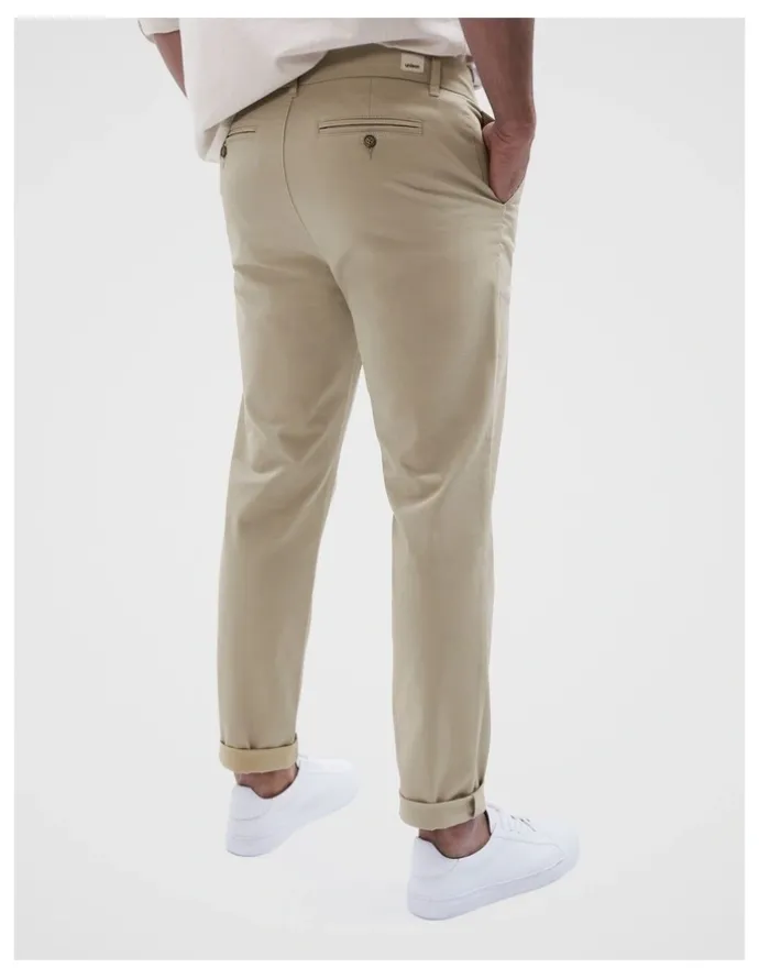 Unison Regular Chino Pant in Stone