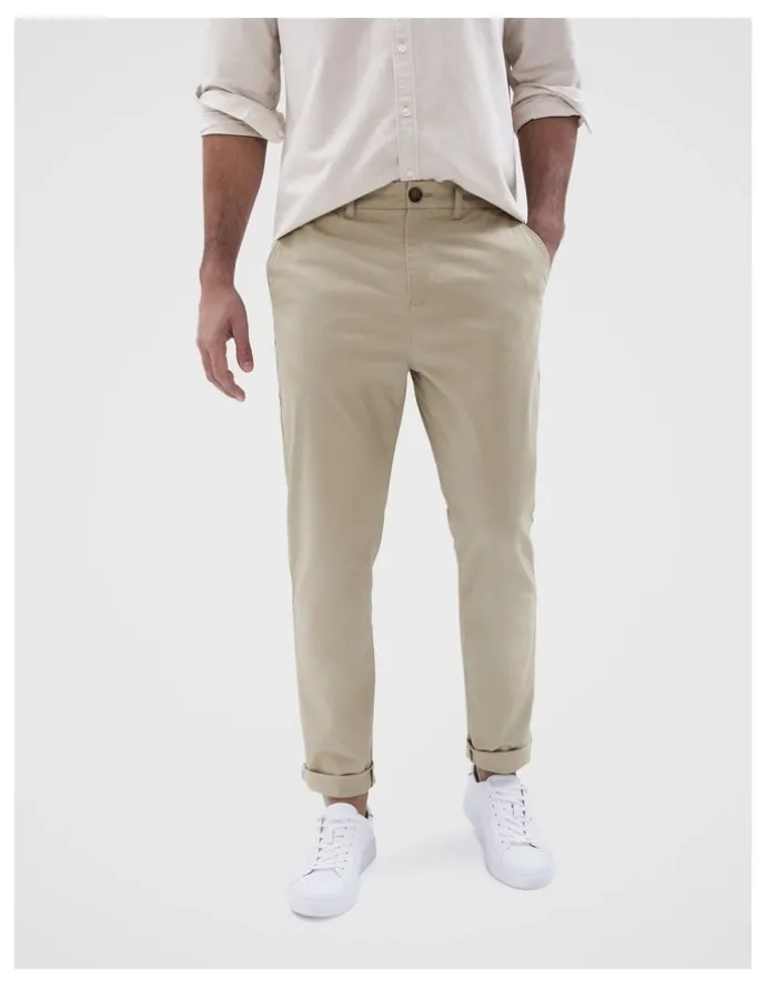 Unison Regular Chino Pant in Stone