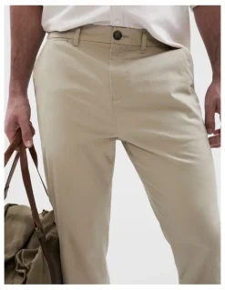 Unison Regular Chino Pant in Stone