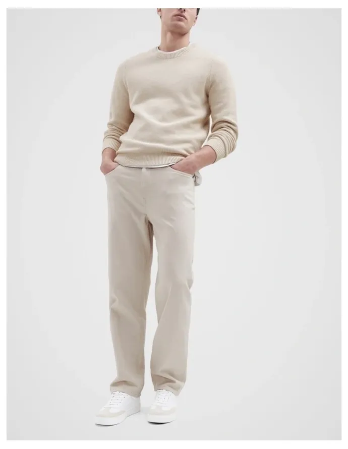 Unison Regular Straight Jeans in Beige
