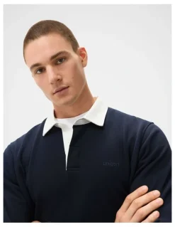 Unison Rugby Polo T-shirt in Blue