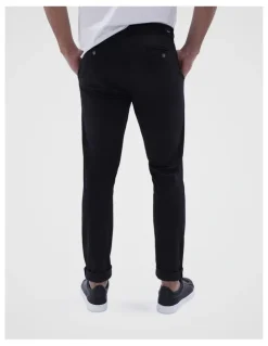 Unison Slim Chino Pant in Black