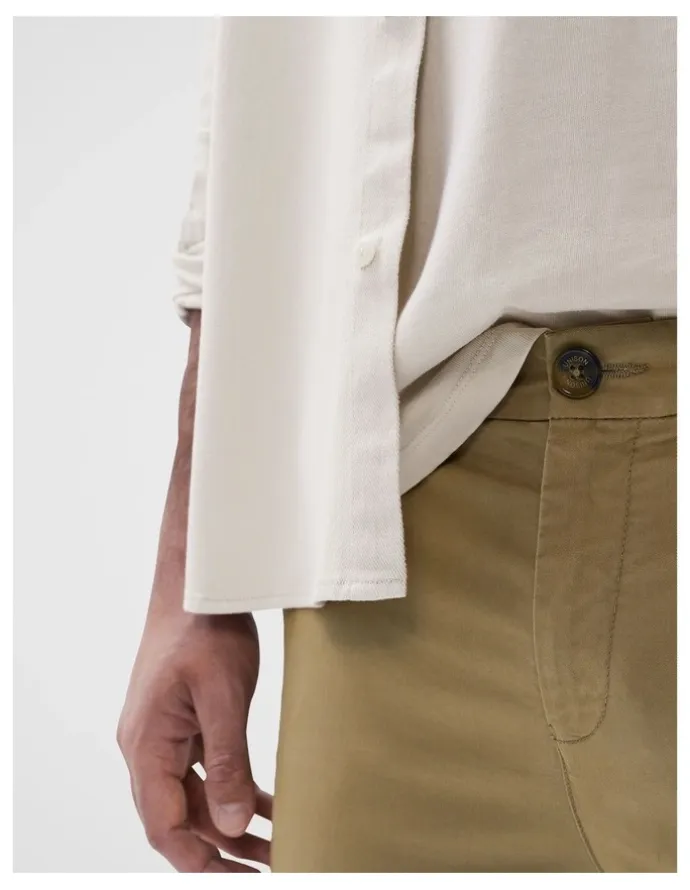Unison Slim Chino Pant in Brown