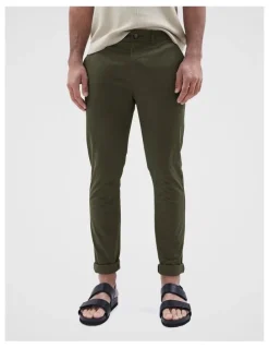 Unison Slim Chino Pant in Khaki